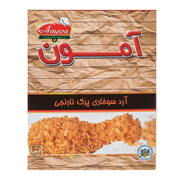 آرد سوخاری پرک نارنجی250گ آمون