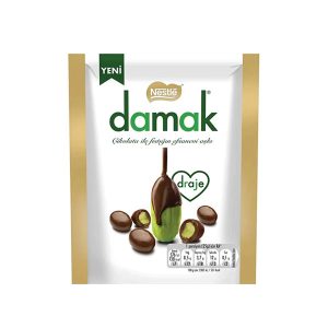 داماک شکلات دراژه پسته دار 50گرم